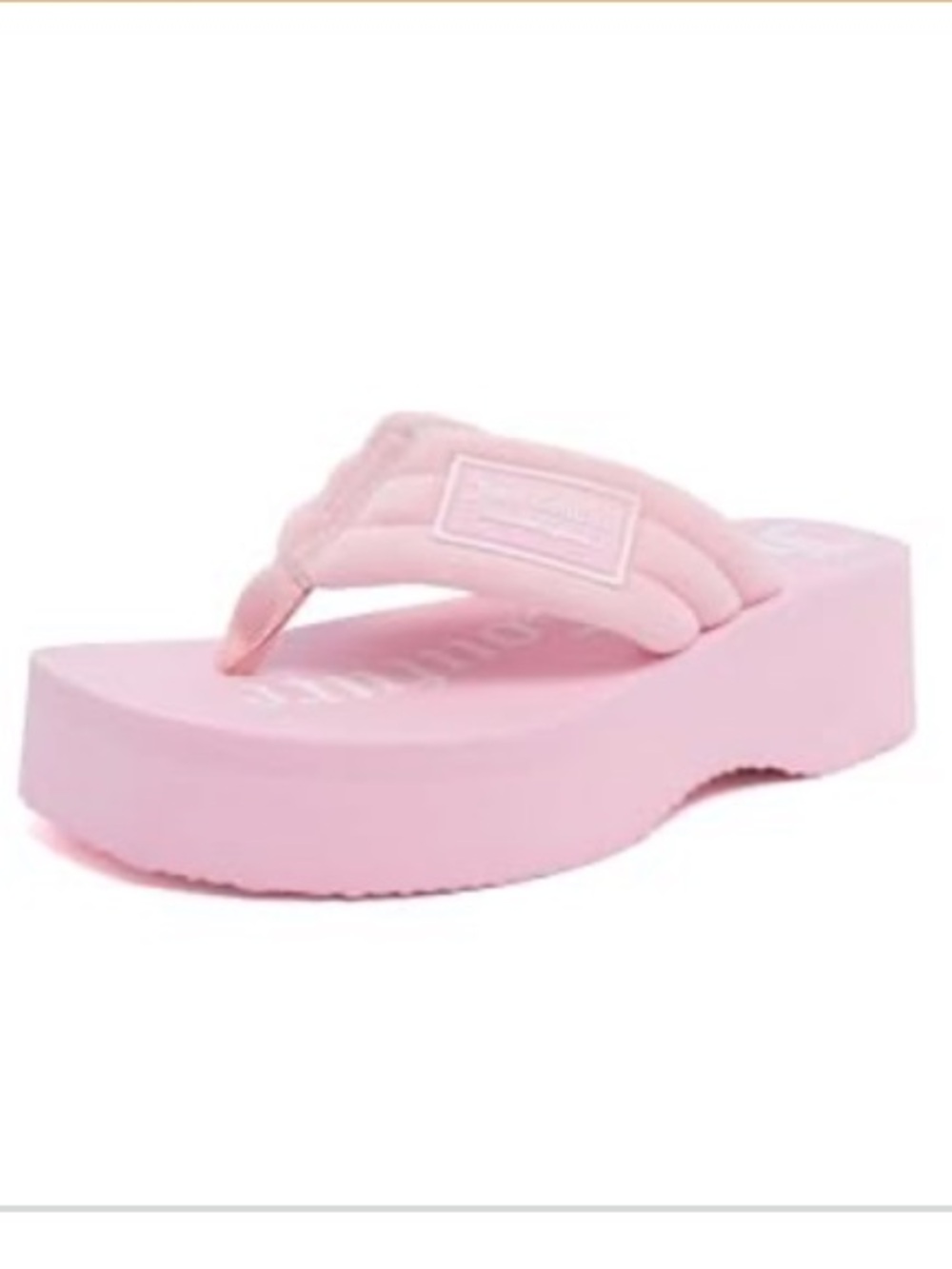 NWT Juicy Couture Pink Platform Flipflops